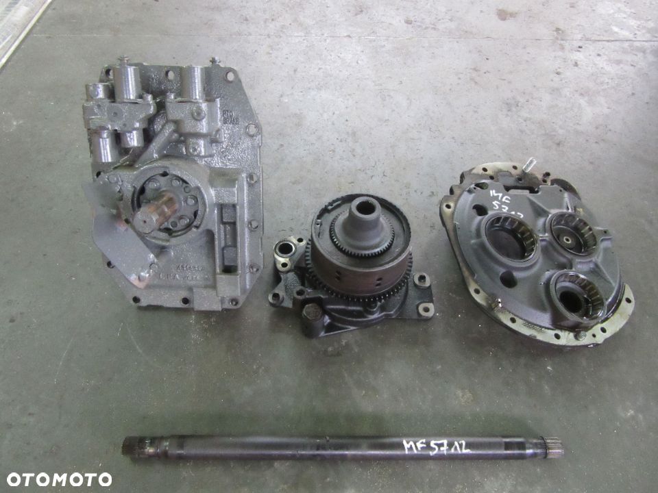 Przystawka WOM kosz wałek wał tryb zębatka tarczki korpus Massey Ferguson 5710 5711 5712 5713 SL - 1