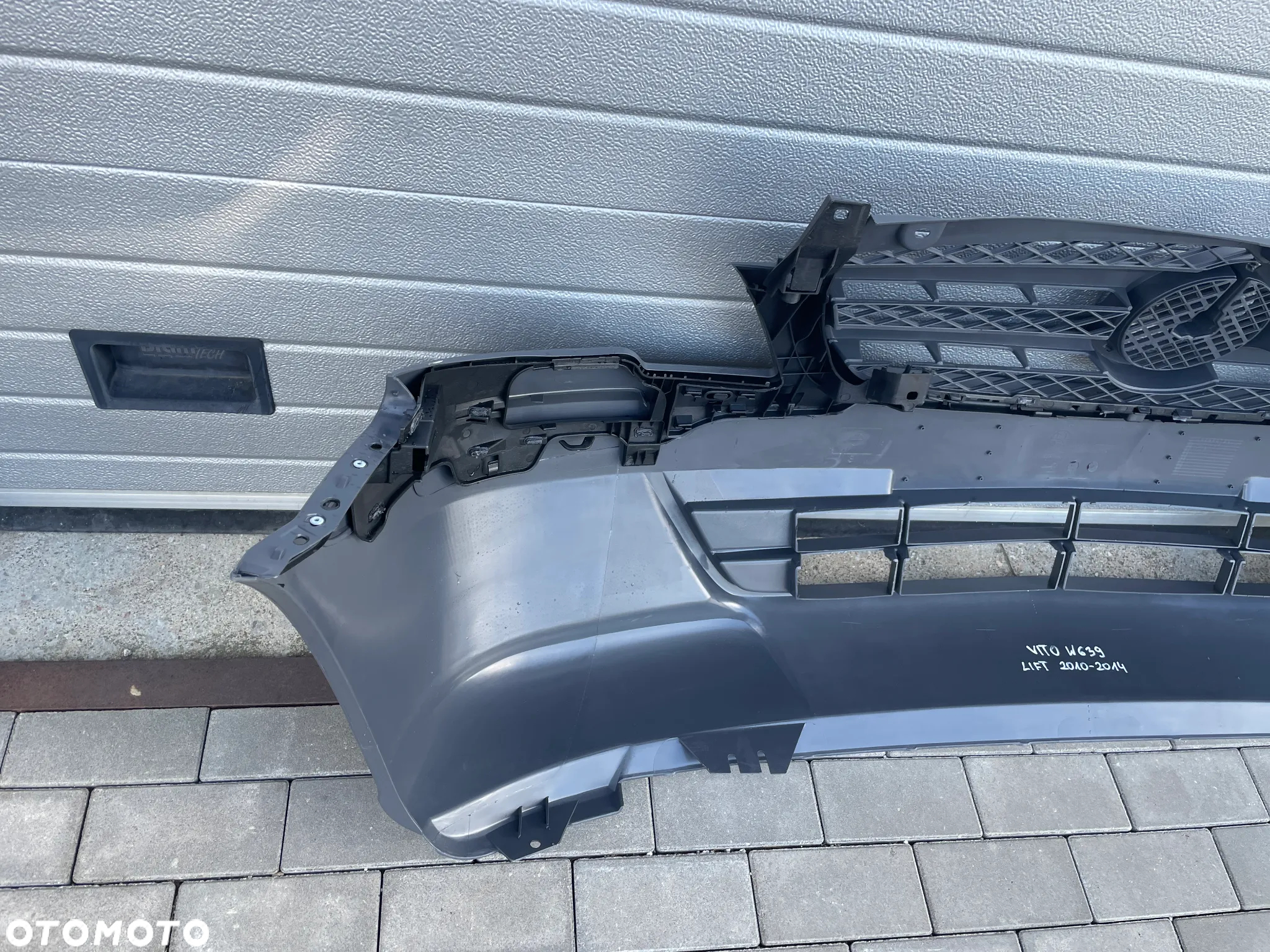 ZDERZAK PRZEDNI MERCEDES VITO W639 LIFT  2010-2013 - NOWY SZARY - 6