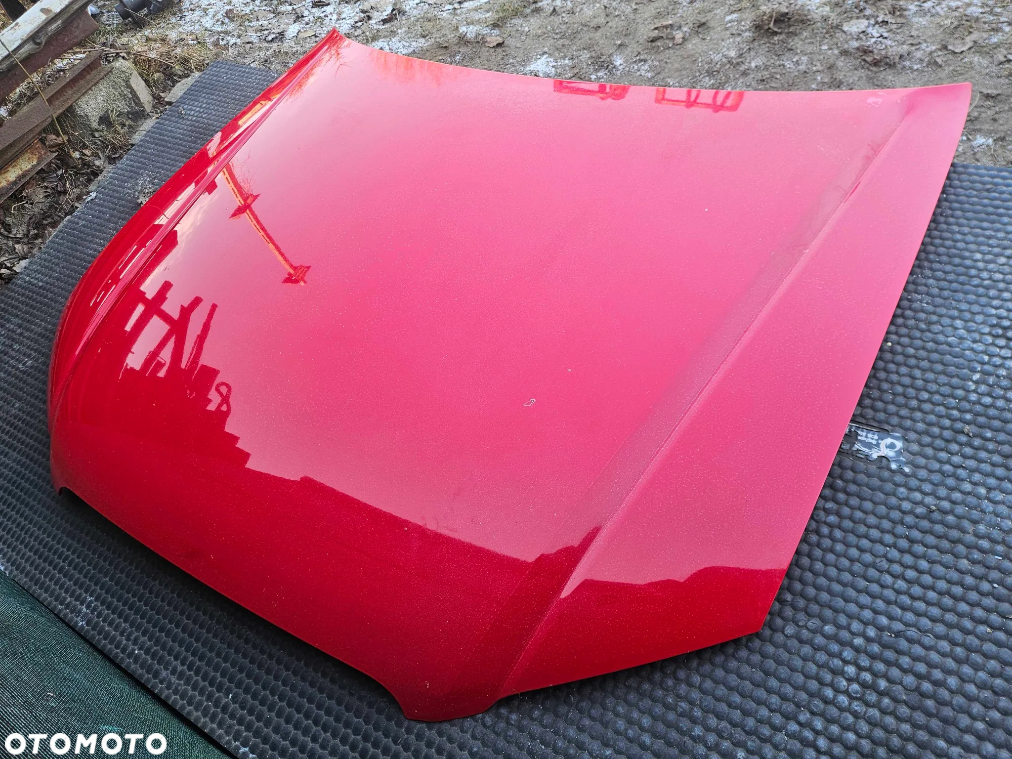 Maska Pokrywa Silnika Przód Przednia Czerwona Audi A4 B7 Wyciszenie Maski - 28