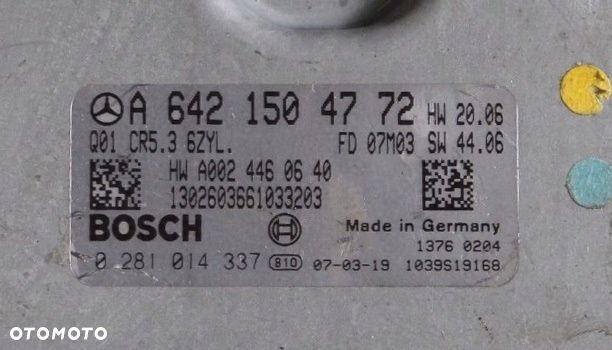 STEROWNIK SILNIKA MERCEDES W221 3.0 A6421504772 - 6