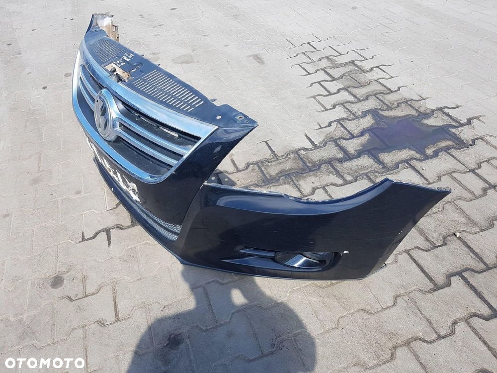 VW TIGUAN I 5N 06-10r ZDERZAK PRZÓD PRZEDNI GRILL LC9X - 5