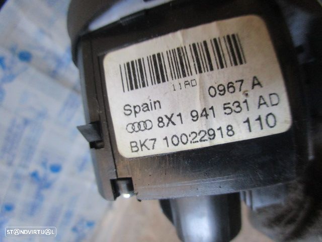 Interruptor 8X1941531AD  AUDI A1 SPORTBACK 8X FASE 2  2017 1.6TDI 115CV 5P PRETO LUZES - 3