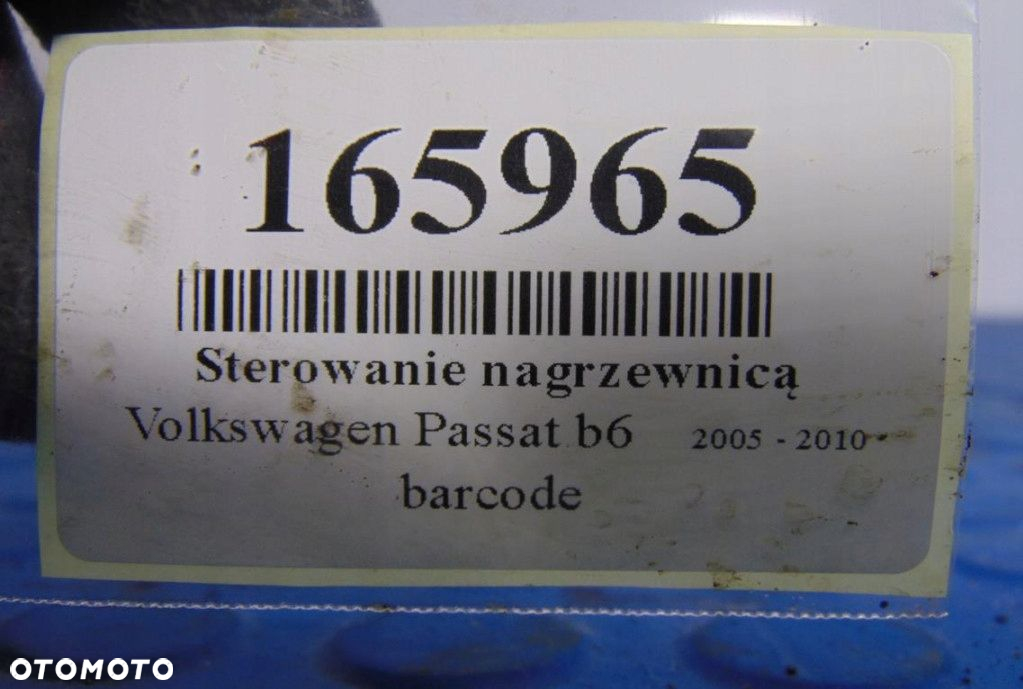 VOLKSWAGEN PASSAT 6 2.0 TDI PANEL STEROWANIA NAGRZEWNICY - 7