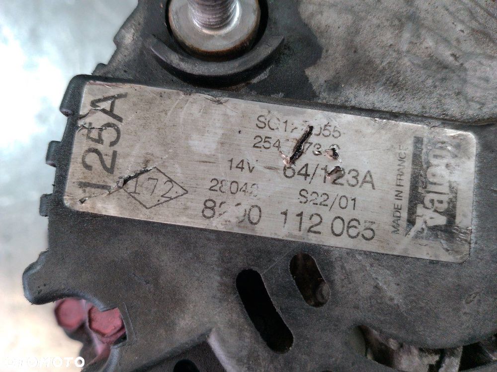 ALTERNATOR RENAULT LAGUNA II SG125055 2.0 IDE - 6