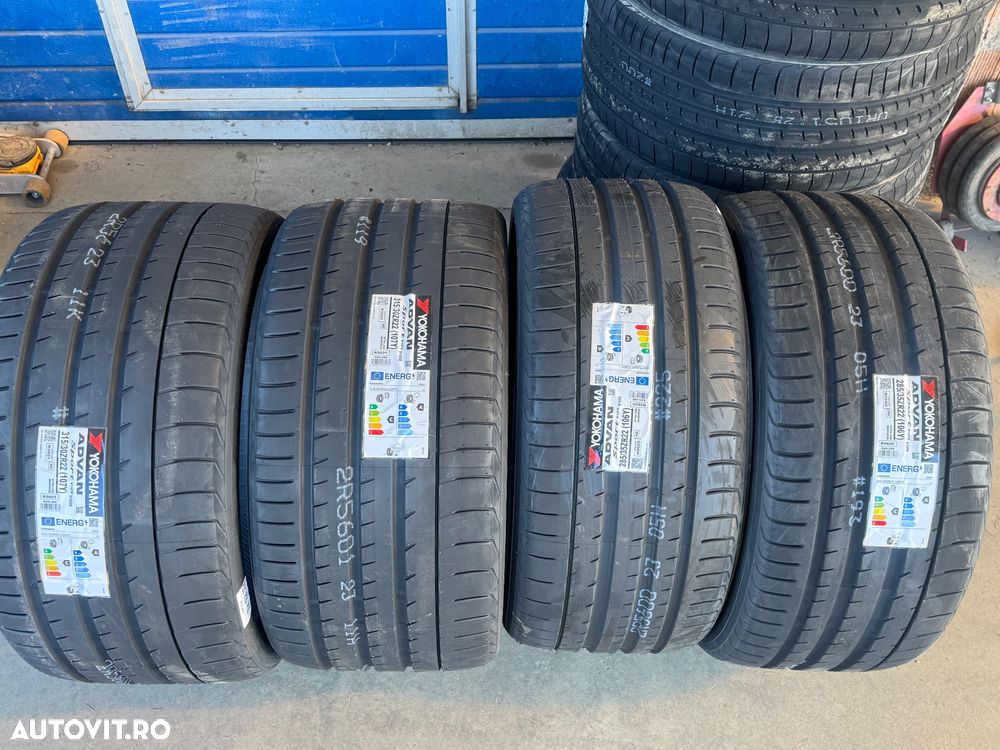 Vând set anvelope 285/35/22-315/30/22 Yokohama de vară noi - 1