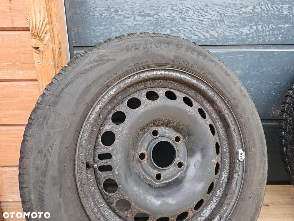 KOŁA FELGI STALOWE 15 OPONY ZIMOWE OPEL VECTRA C SIGNUM ASTRA H MERIVA B ZAFIRA A B 5x110 ET35 6,5J 195/65/15 - 13