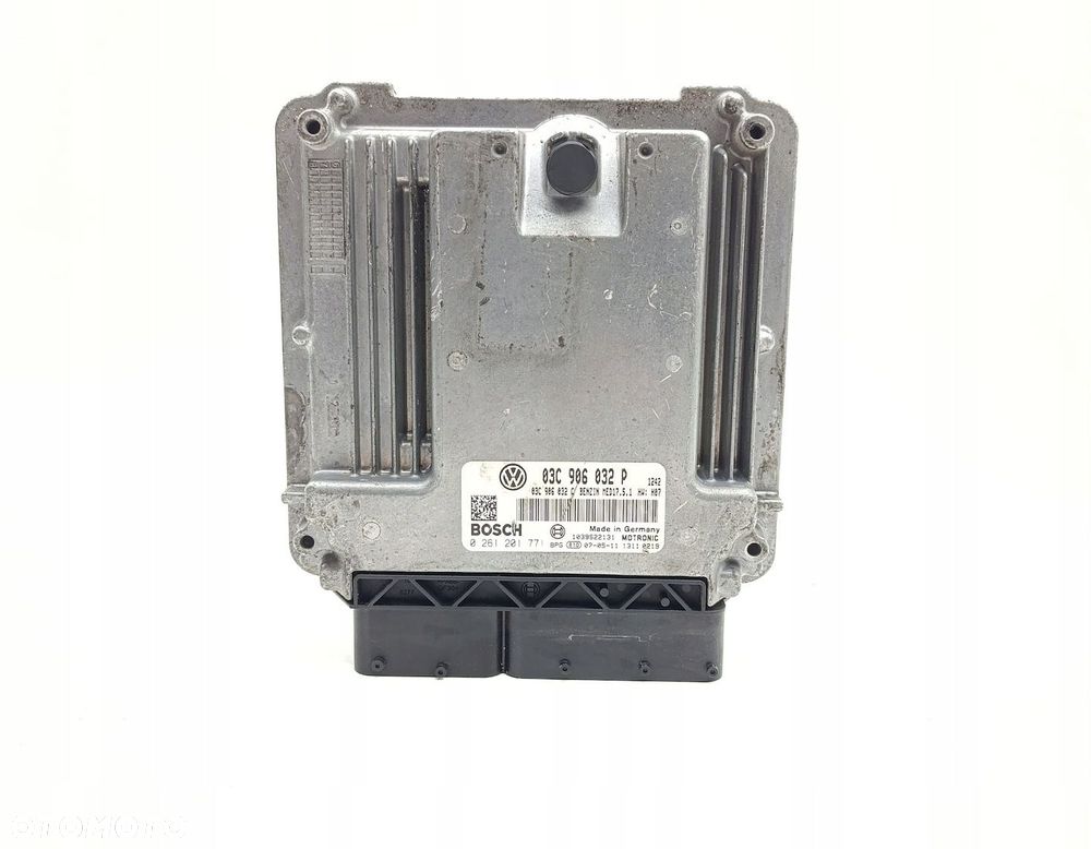 KOMPUTER SILNIKA STEROWNIK VW GOLF V 1.4 TSI 03C906032P 0261201771 - 1