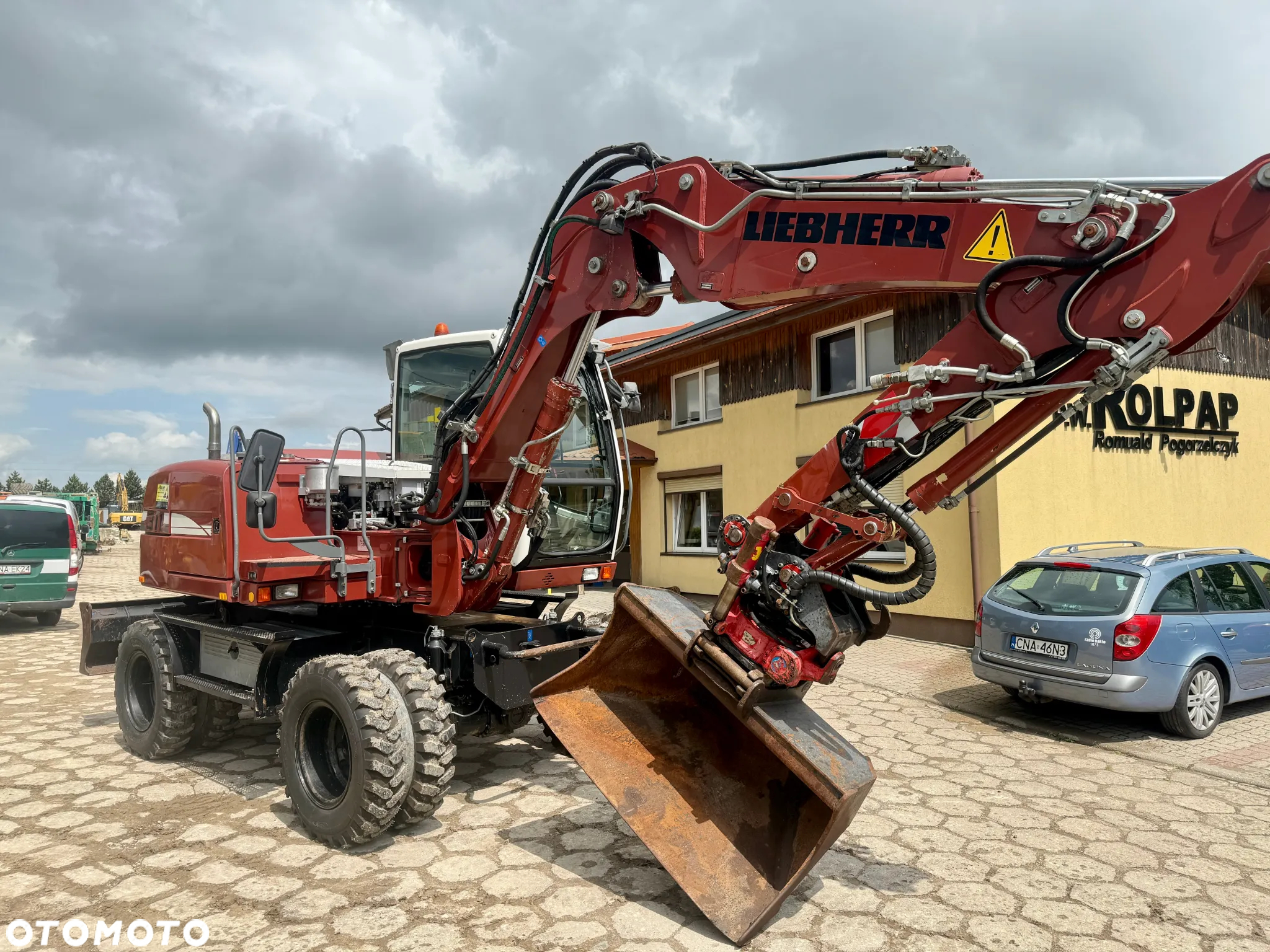 Liebherr koparka kołowa A311 + głowica ROTOTILT, dzielony pług , 13 ton - 3