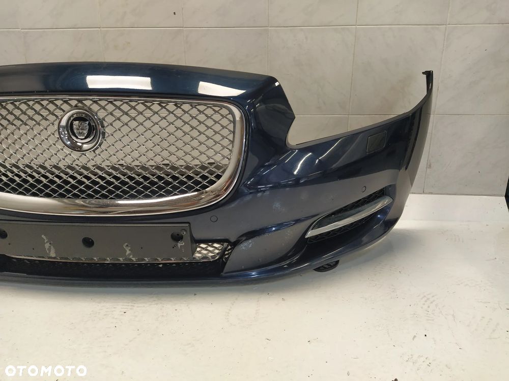 JAGUAR XJ X351 ZDERZAK PRZÓD PRZEDNI KOMPLETNY 4XPDC SPRYSKIWACZE GRILL ATRAPA CHŁODNICY ZNACZEK WIĄZKA ORYGINAŁ - 6