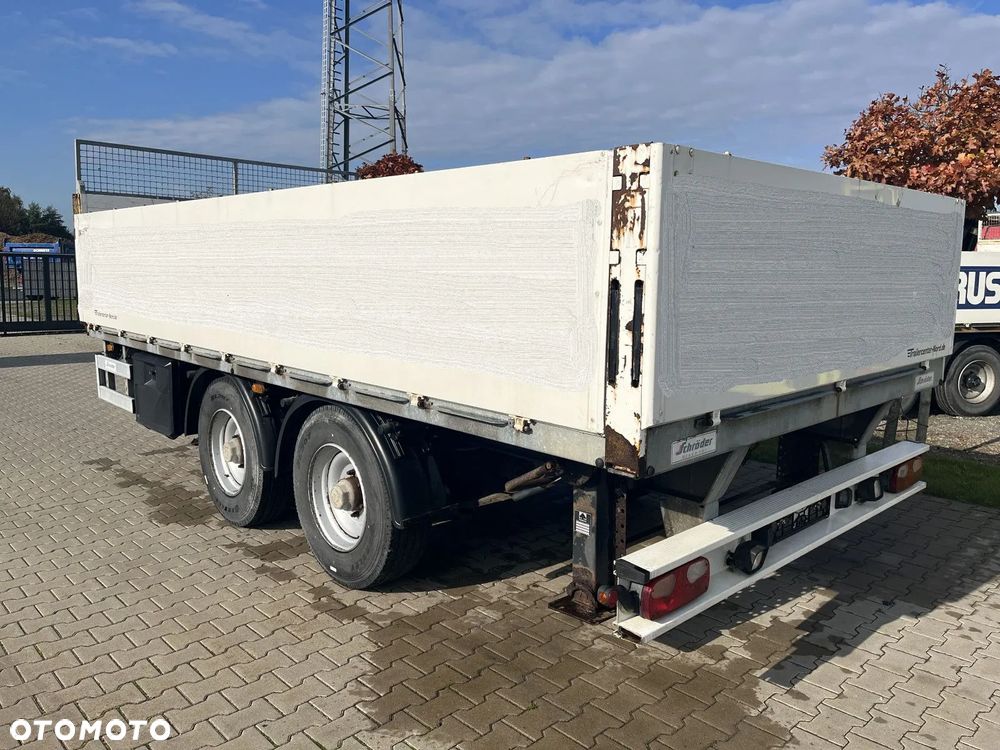 Schrader TANDEM BUDOWLANKA 2013 r. OCYNK!!! ORYGINALNY GÓRNY ZACZEP dł. 5,2 m KOŁA R 19,5