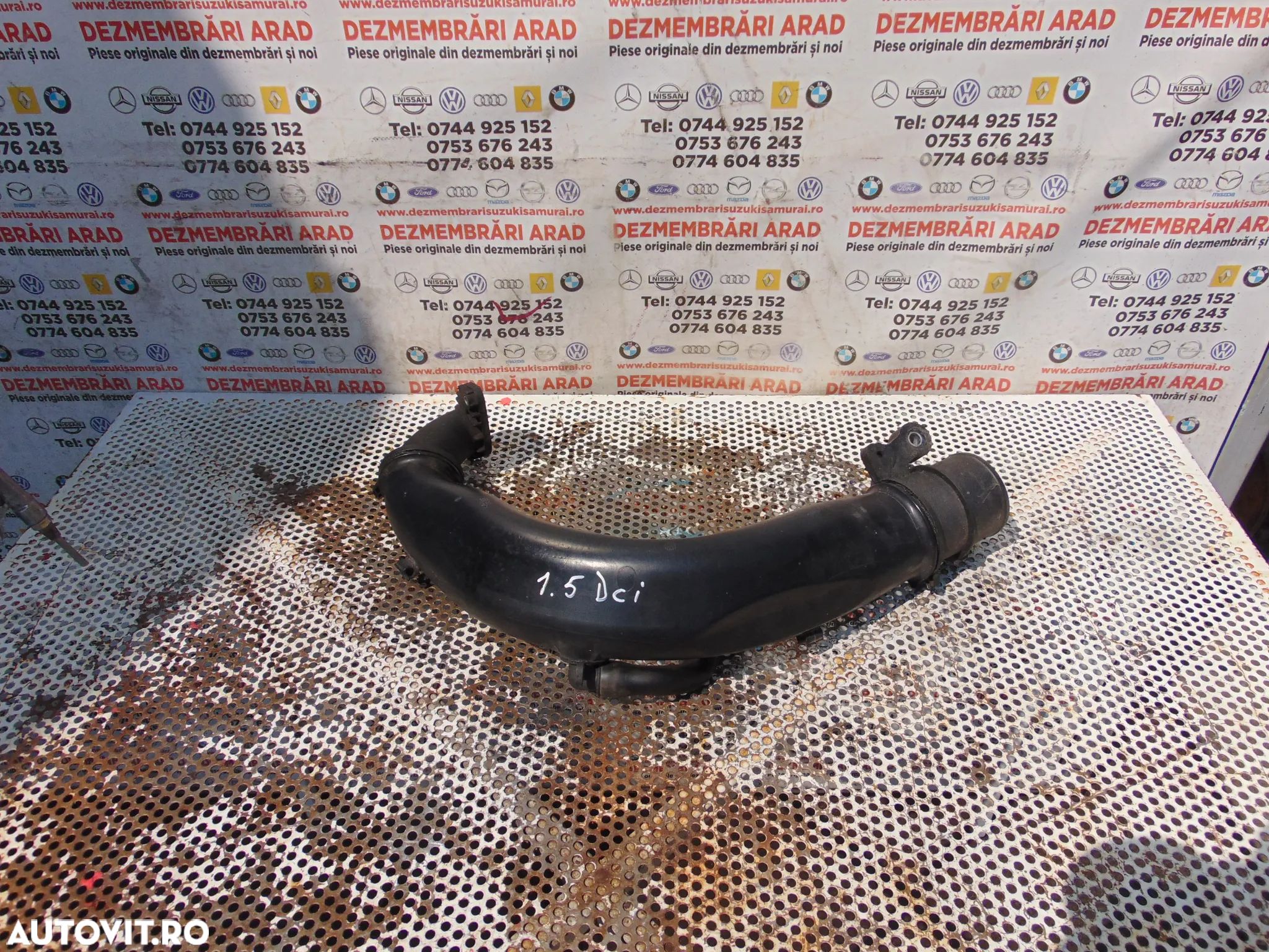 Tub intercooler Renault 1.5 clio 4 Dacia euro 5 cod 165769779r mcv sandero logan nissan - 1