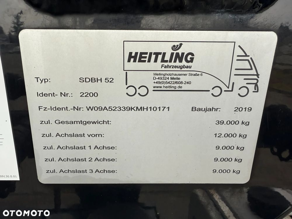 Inny Heitling Beczka do paszy Silos Paszowóz 2019 Rok SAF - 10