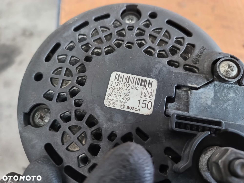 OPEL CORSA E 1.3 CDTI ALTERNATOR 39007439 0126312030 - 2