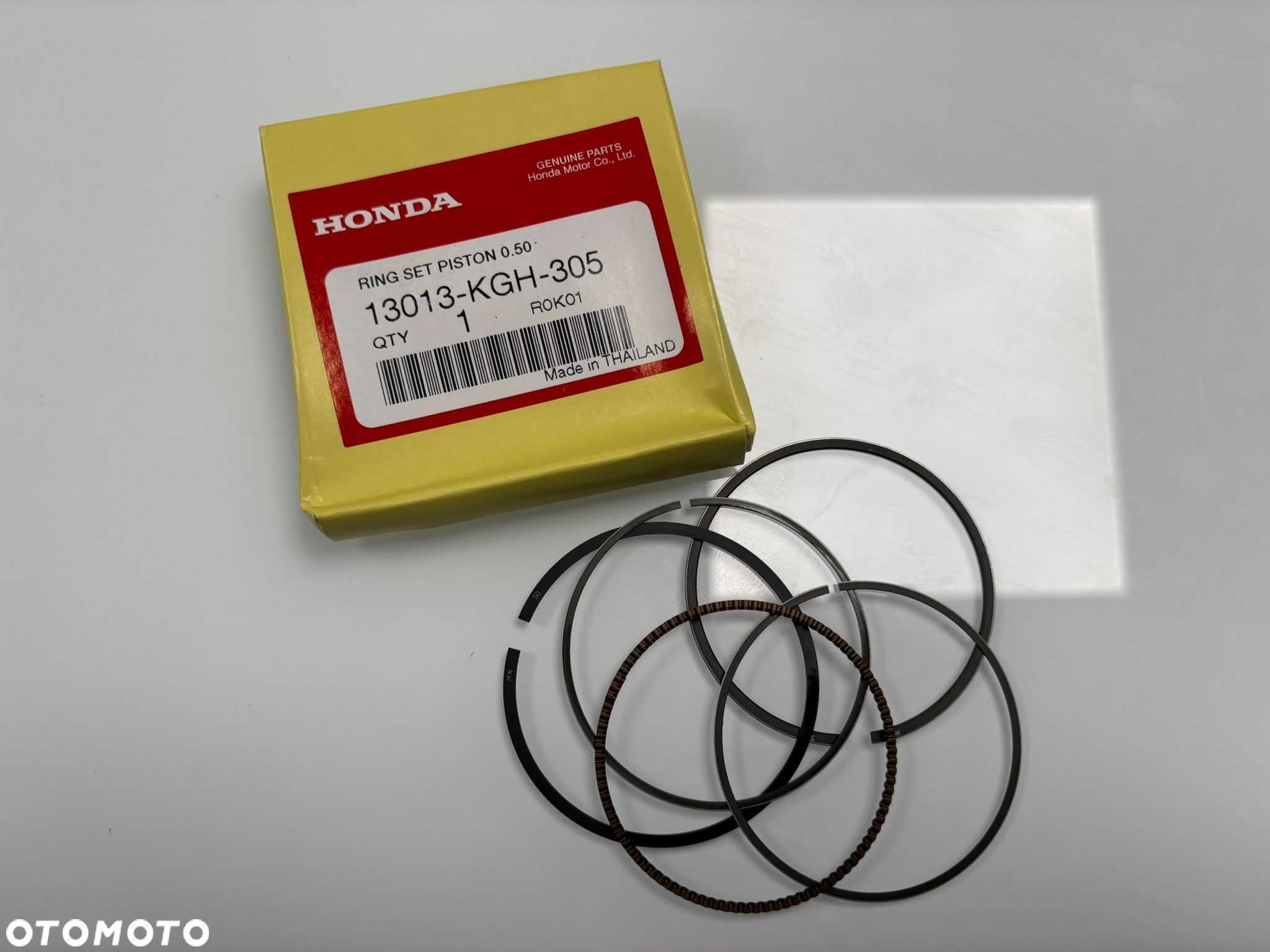Pierścienie Tłoka Drugi Szlif Honda CBR 125 JC34/39/50 Nowe ORG - 1