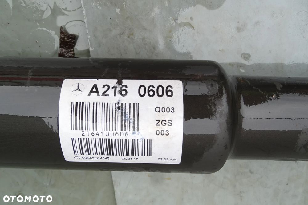 Wał napędowy Mercedes W216 CL 5.5 v8 A2164100606 - 3