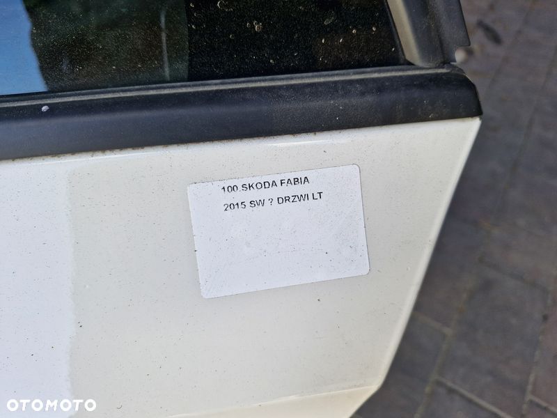 SKODA FABIA III 3 KOMBI DRZWI LEWY TYŁ TYLNE LEWE - 2
