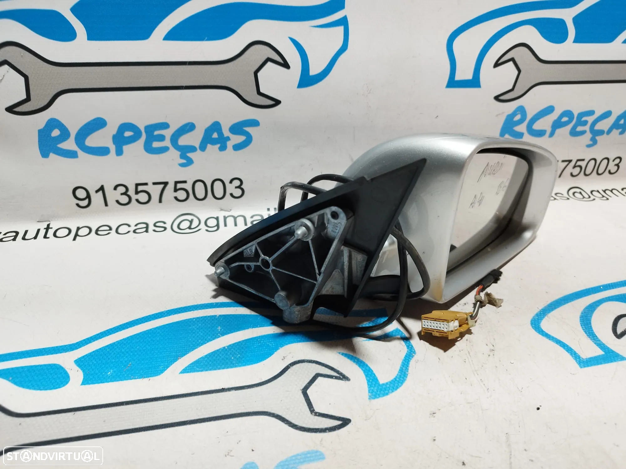 ESPELHO RETROVISOR DIREITO AUDI A4 B6 8E1858531A 8E1858531 ELETRICO AQUECIDO ESPELHOS RETROVISORES - 7