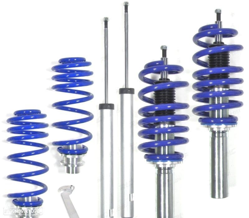 KIT SUSPENSÃO REGULÁVEL BLUE LINE AUDI A6 C7 4G 11-18 QUATTRO - 1