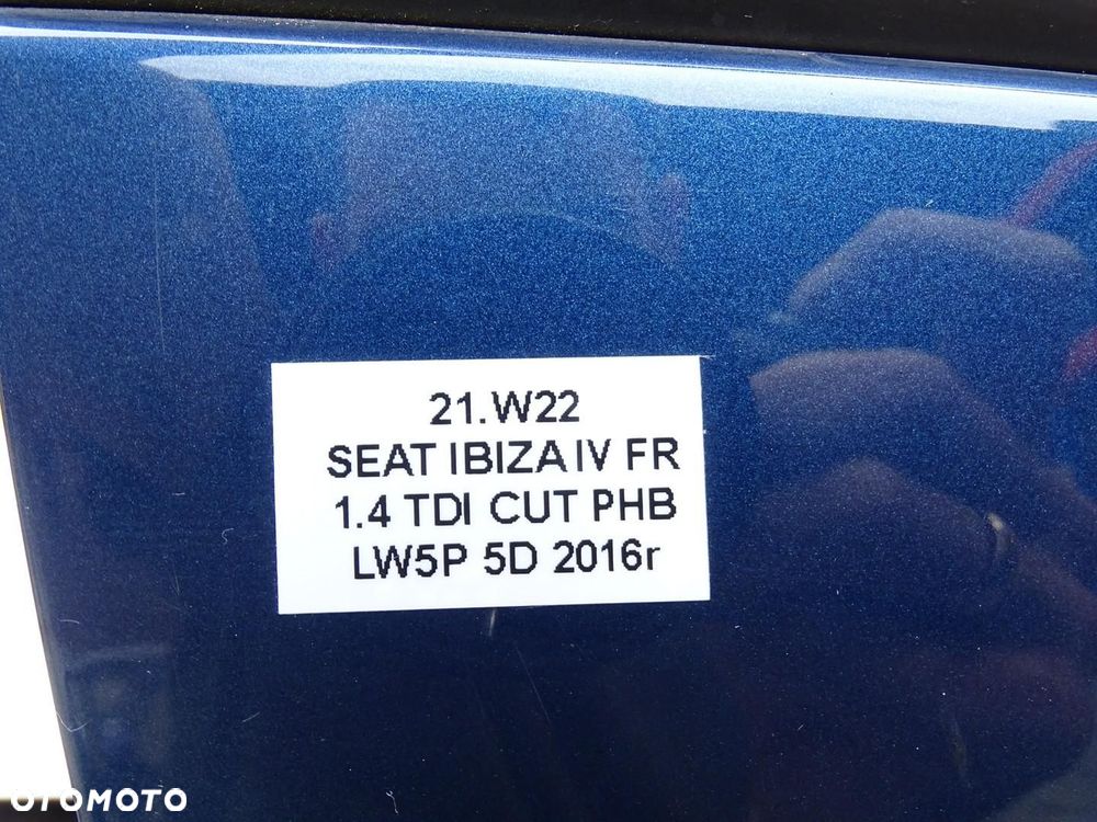 DRZWI PRAWY PRZÓD PRAWE PRZEDNIE LW5P SEAT IBIZA IV 6J 08-17r HB 5D - 16