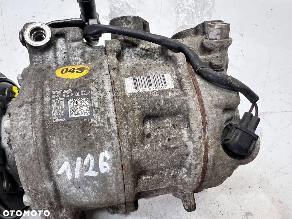 SPRĘŻARKA KOMPRESOR KLIMATYZACJI AUDI Q7 4M 3.0 TDI 4M0816803L 1/26 - 8