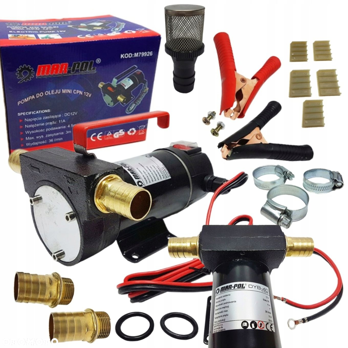 POMPA DO PALIWA OLEJU CPN 12V ON DYSTRYBUTOR MINI CPN DIESEL M79926 - 11