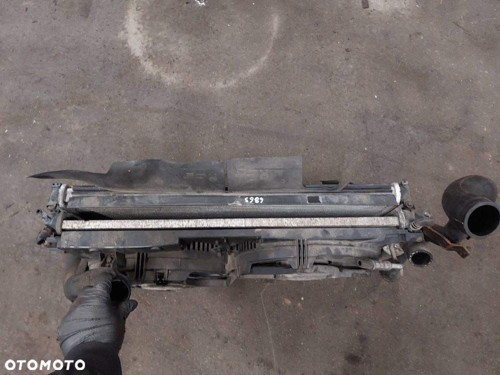 CHŁODNICA WODY INTERCOOLER + WENTYLATORY SAAB 9-3 II 2.2 TiD - 2