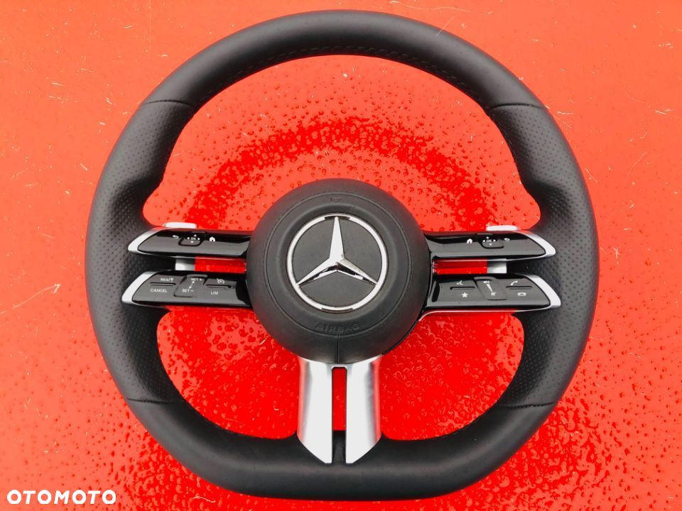MERCEDES S W223 S COUPE KIEROWNICA SKÓRA + AIRBAG PODUSZKA POWIETRZNA okazja OKAZJA okazja OKAZJA !! - 1
