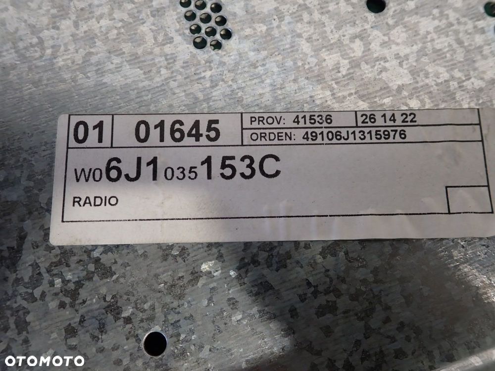 RADIO SEAT IBIZA IV   6J1035153C - 6