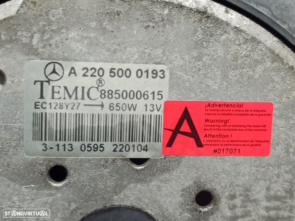 ELETROVENTILADOR MERCEDES CLASE E (W211) BERLINA E 320 CDI (211.026) - 6