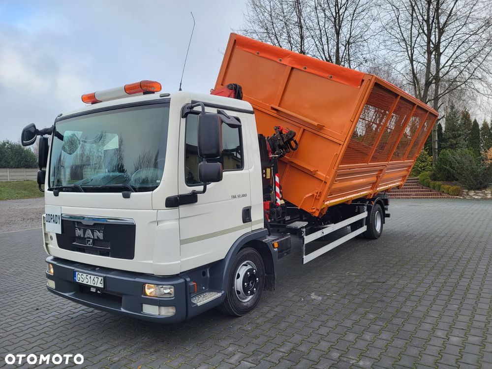 MAN TGL 12.180 Wywrotka 3 Stronna + HDS Komunalny Krajowy - 3