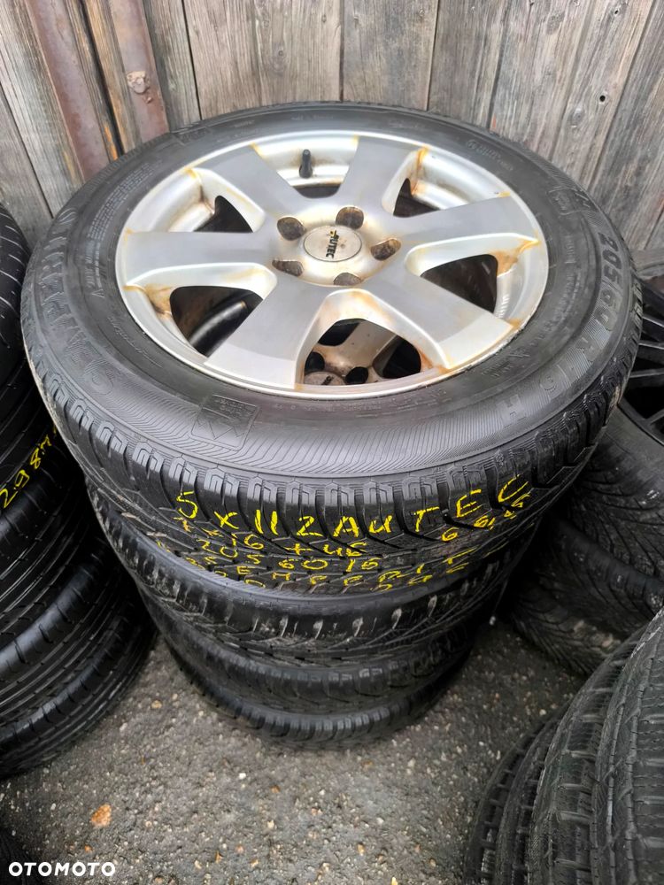 5x112 Felgi Aluminiowe Alufelgi 16 Koła Zimowe Zima VW PASSAT B5 B6 GOLF TOURAN CADDY JETTA SHARAN AUDI A4 B5 B6 B7 A6 C5 A3 8P 8V SKODA SUPERB OCTAVIA 2 3 SEAT EXEO LEON TOLEDO ALTEA ALHAMBRA MERCEDES 4,5mm Legnica ALU-RAD 205/60 - 2