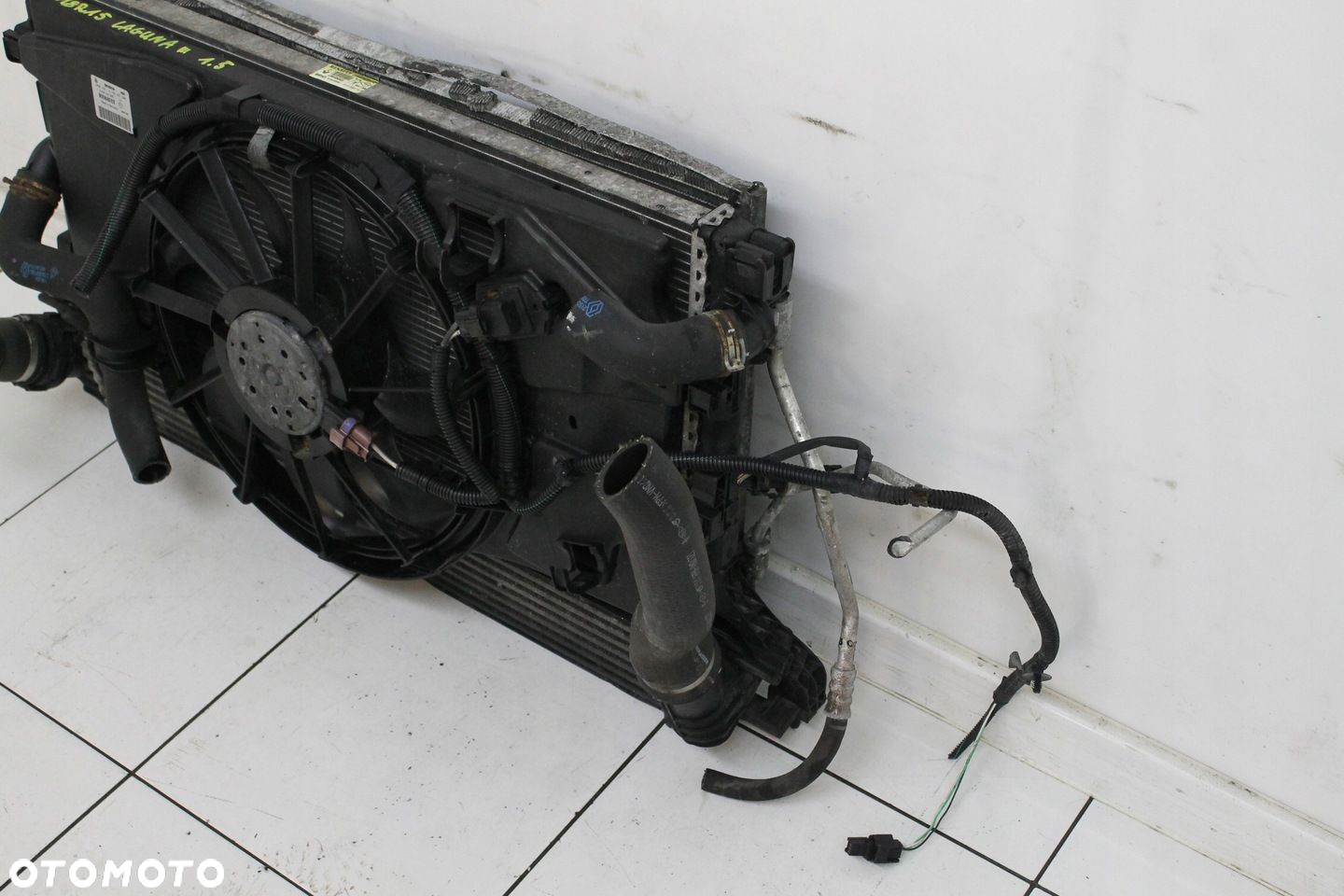 KOMPLET CHŁODNIC INTERCOOLER WENTYLATOR RENAULT LAGUNA 3 III 2007R- 1.5 DCI - 5
