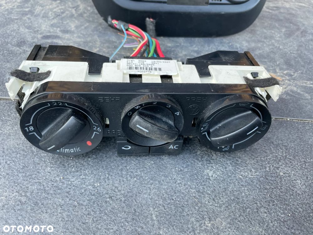 RADIO VW RCD200 FOX POLO SHARAN MP3 + KOD 5Z0035152ER RAMKA KONSOLI PANEL NAWIEWU - 2
