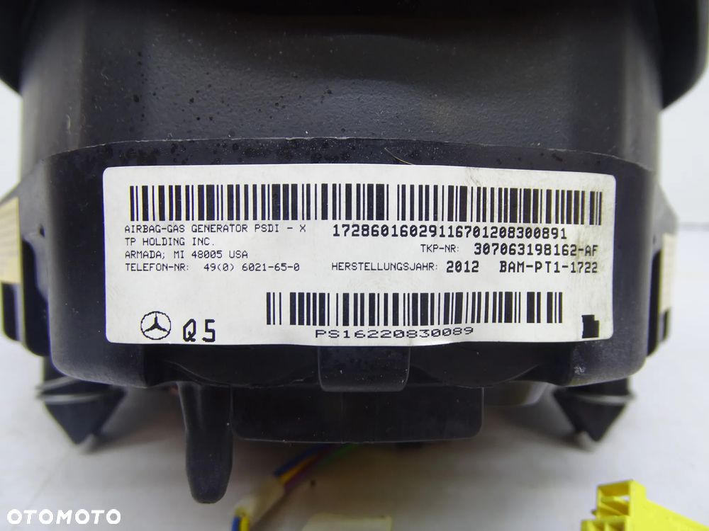 E KLASA W212 Poduszka kierowcy airbag  1728601602 - 4