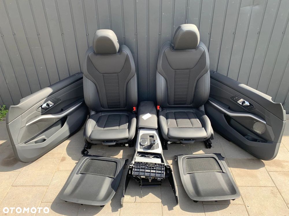 FOTELE TAPICERKA SPORTY GRZANE PAMIĘĆ ELEKTRYCZNE SKÓRA MATERIAŁ BMW 3 G21 - 1