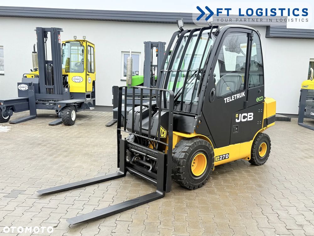 JCB WÓZEK TELESKOPOWY JCB TLT27D / PEŁNA KABINA / 2019 ROK / OGRZEWANIE / PRZESUW BOCZNY - 3