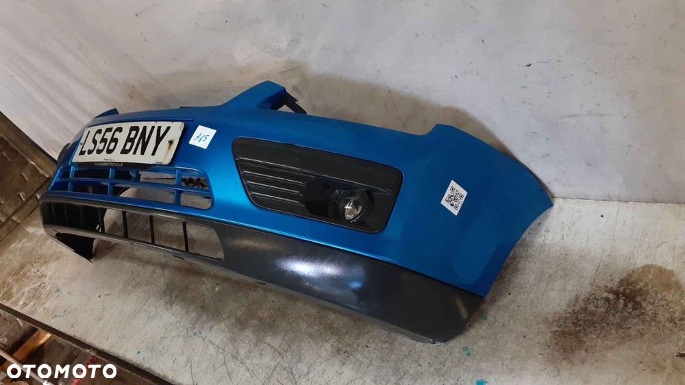 + ZDERZAK PRZÓD PRZEDNI FORD FOCUS MK.2 II G3 NIEBIESKI HALOGENY - 3