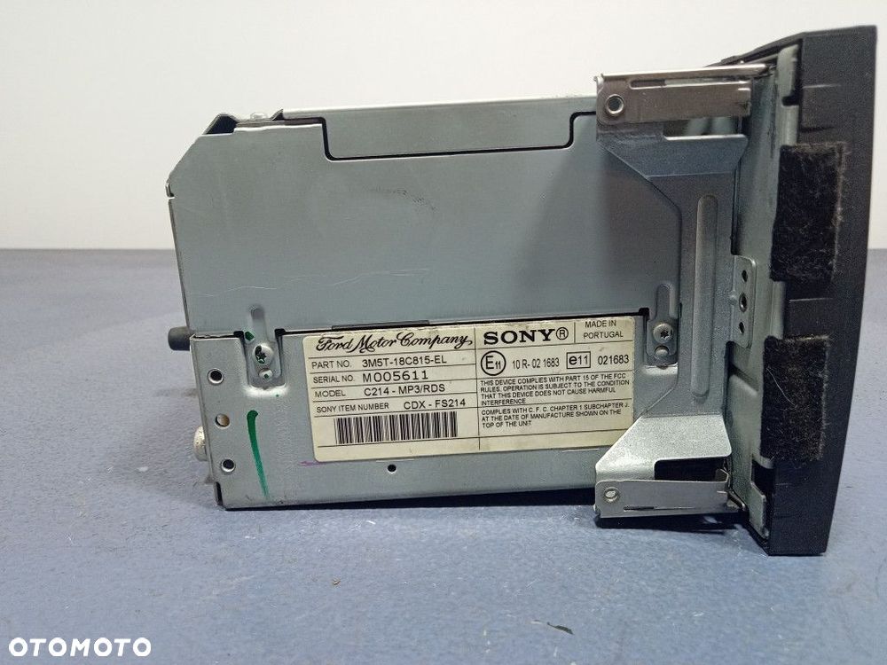 FORD C-MAX MK1 RADIO ODTWARZACZ SONY 3M5T-18C815-EL - 6