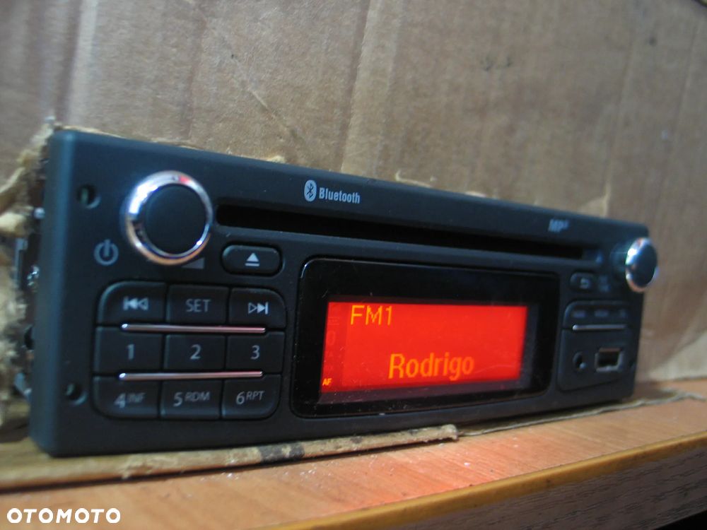 radio radioodtwarzacz Mp3 Bluetooth Usb Dacia Renault + kod - 2