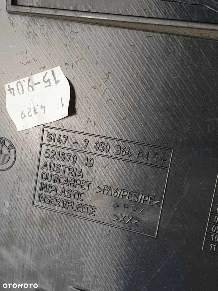 BOCZEK BAGAŻNIKA BMW E61 PRAWY KOMBI - 6