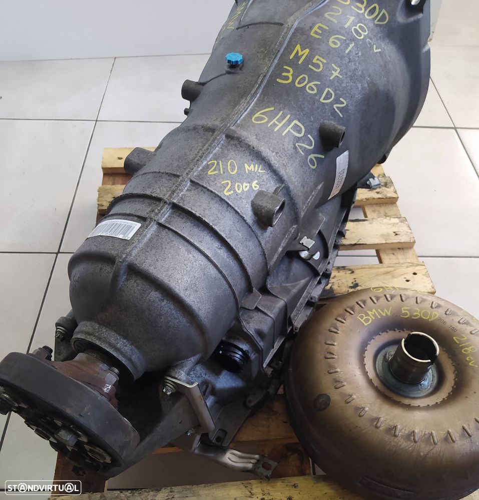 caixa automatica Bmw 6HP26 530D E60 / E61 M57 306D2 218cv ZF 6HP26 - 6