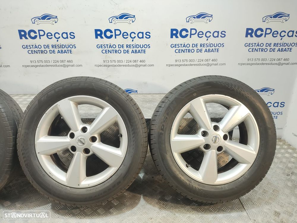 Conjunto de jantes 17 Nissan Qashqai J10 6,5J ET40 5x114,3 Original - 4