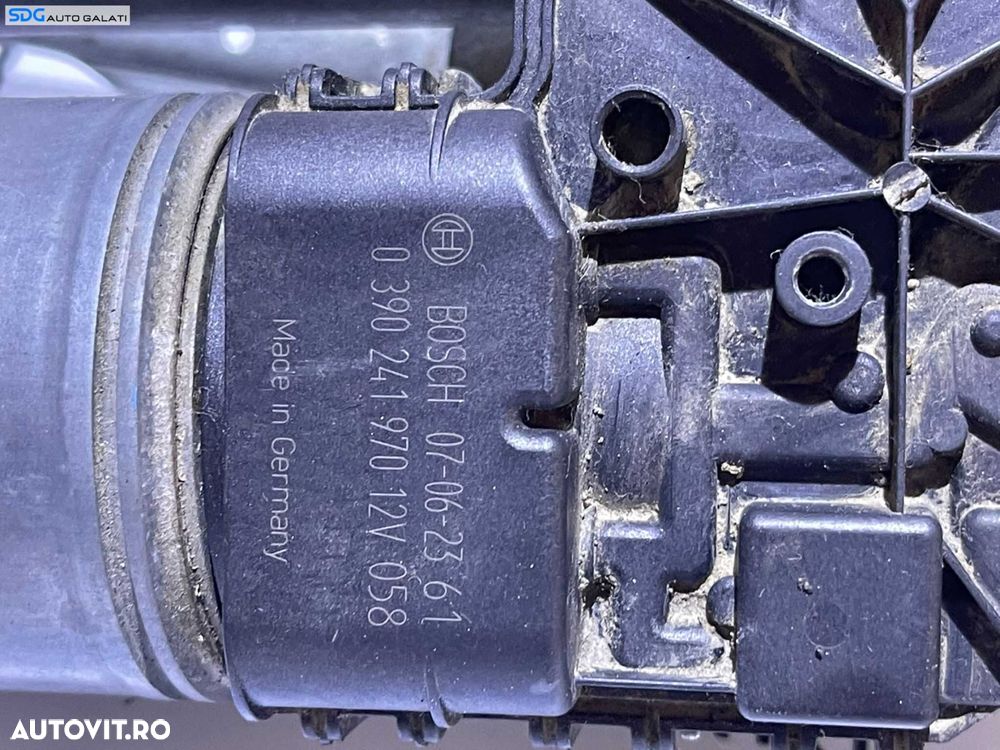 Ansamblu Brat Brate cu Motoras Stergator Stergatoare Parbriz Peugeot 207 CC Cabrio Decapotabil 2006 - 2015 Cod 0390241970 3397020877 9681204380 - 3