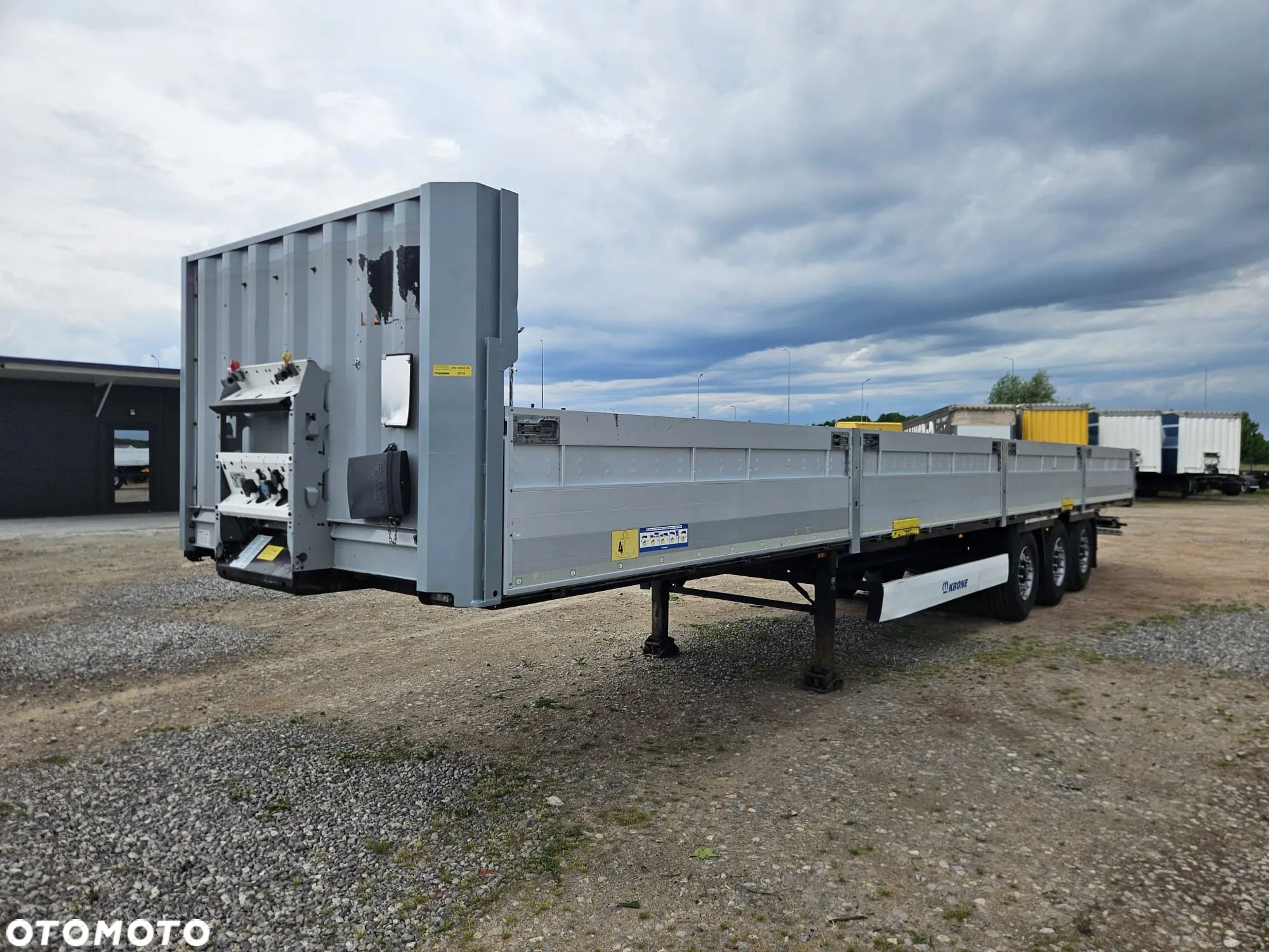 Krone 47.000zł netto NACZEPA BUDOWLANKA BURTOWA STANDARD 2014 ROK St. BDB MOŻLIWOŚĆ TRANSPORTU - 1