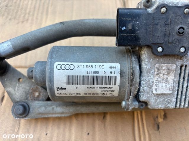 kompletny mechanizm wycieraczek przÓd audi a4 b8 a5 2009- 8t1955119 europa - 2