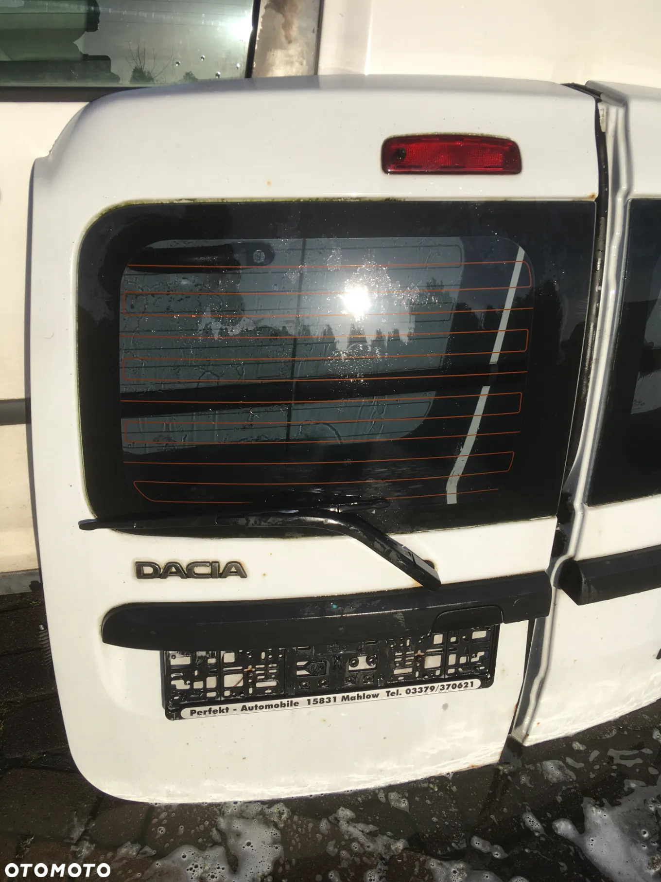 DACIA LOGAN DRZWI PRAWE LEWE ZDERZAKTYŁ TYLNE BIAŁE DV369 MCV KOMBI - 3