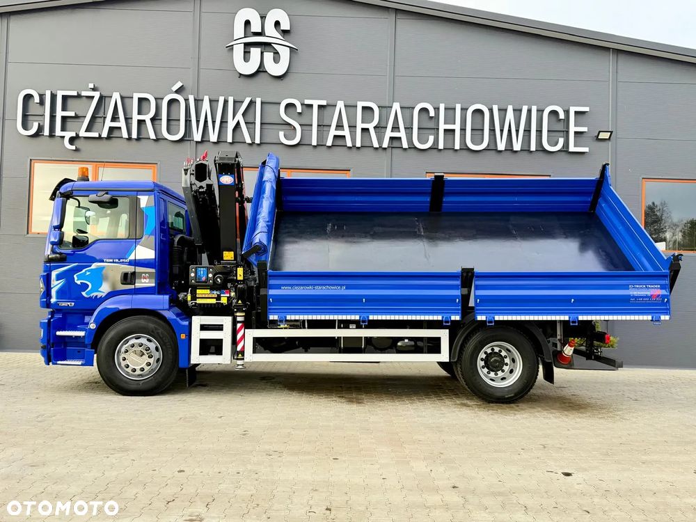 MAN MAN TGM TGL TGS 18.250 // E6 // wywrotka + HDS HMF z pilotem // 4x2 // budowlanka // kiper wywrot żuraw dzwig kran Crane - 23