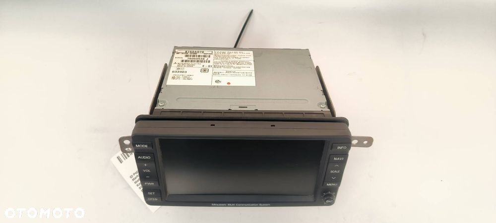 RADIO MITSHUBISHI PAJERO IV 8750A070 - 2