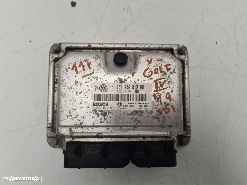 CENTRALINA ECU MOTOR VOLKSWAGEN GOLF IV 4 MK4 1.9 SDI 8V 68CV AQM 038906012DB 0281010373 CADDY BORA SEAT IBIZA II 2 MK2 CORDOBA - 2