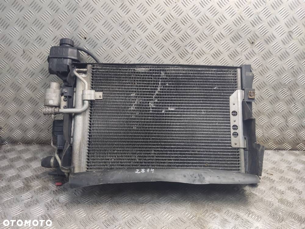 CHŁODNICE KOMPLET + WENTYLATORY MERCEDES W168 1.6 8V A KLASA - 2